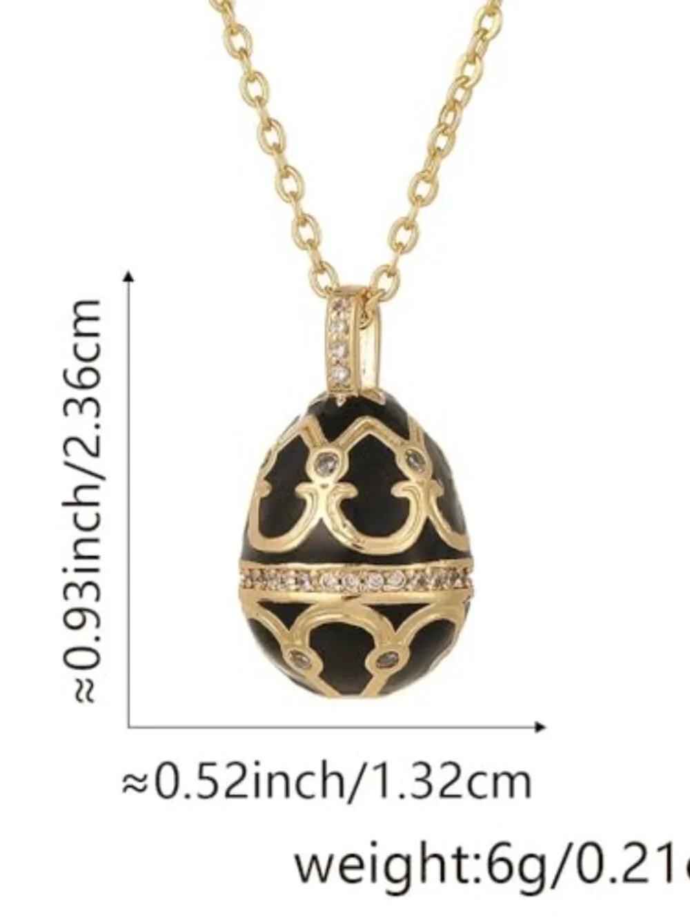 New - Mothers Day Gifts -Russian Egg Pendant Necklace,‎ Trendy Jewelry Gifts